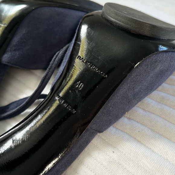 Balenciaga Peep Toe Platform with Ankle Strap - Picture 3 of 10